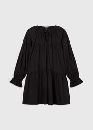 Cotton Tiered Mini Dress