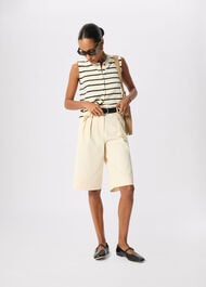 Stripe Boucle Textured Tank