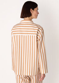 Cotton Stripe Pyjama Shirt
