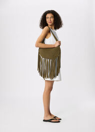 Adaline Fringe Crochet Bag