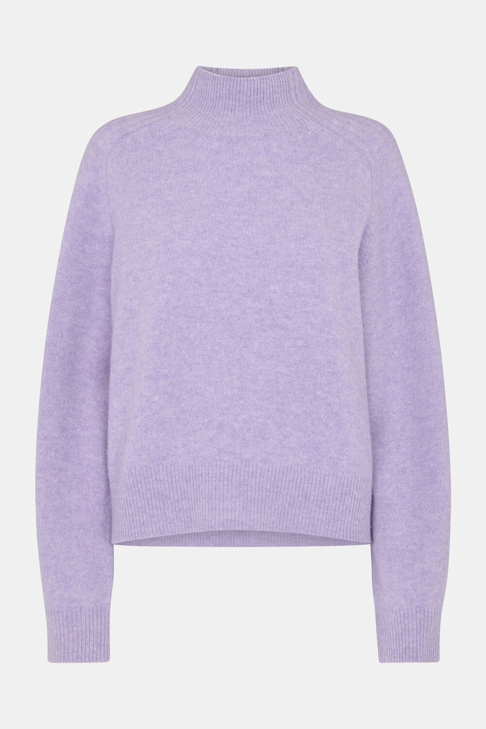Funnel Neck Wool Knit