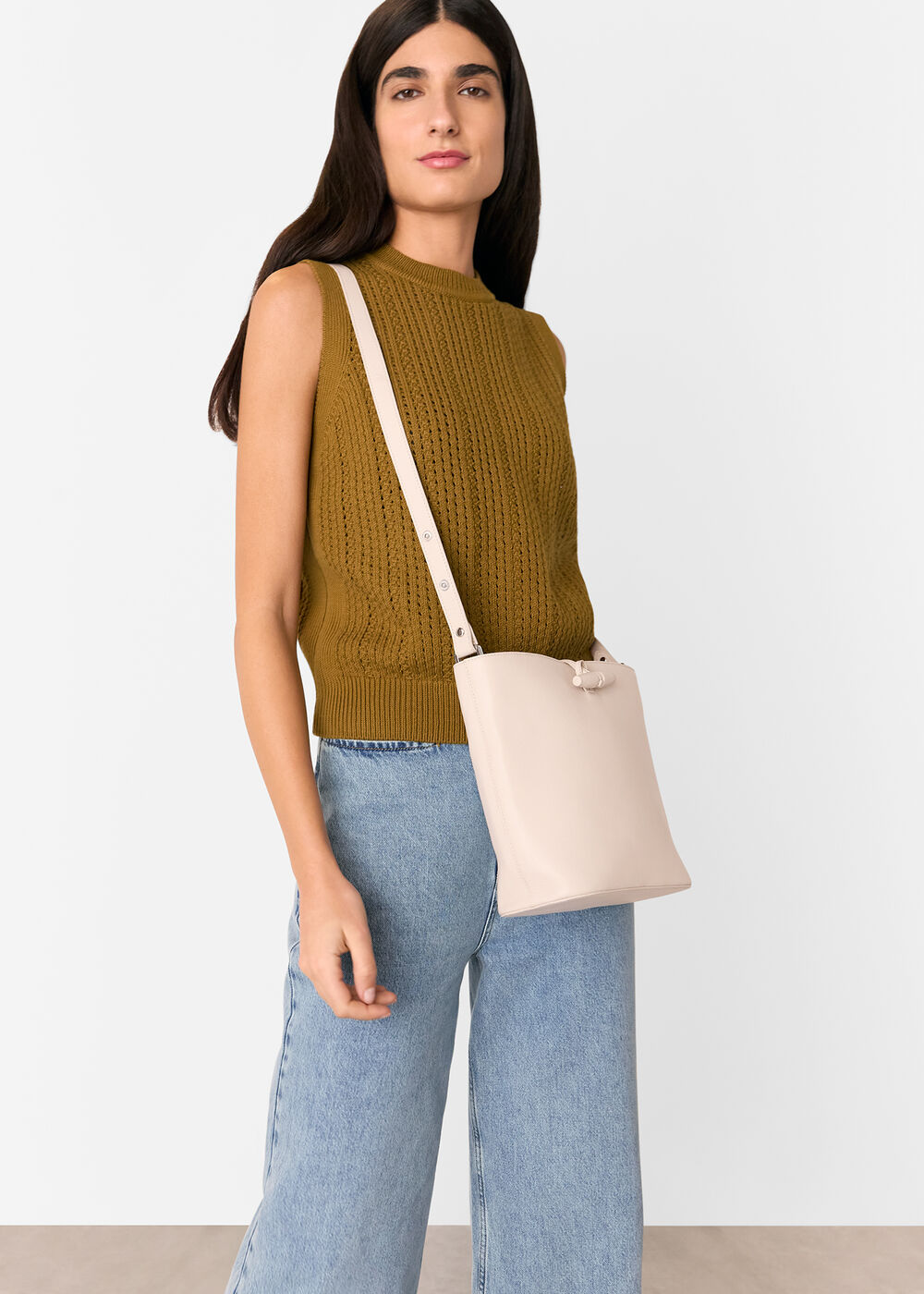 Cleo Toggle Bucket Bag