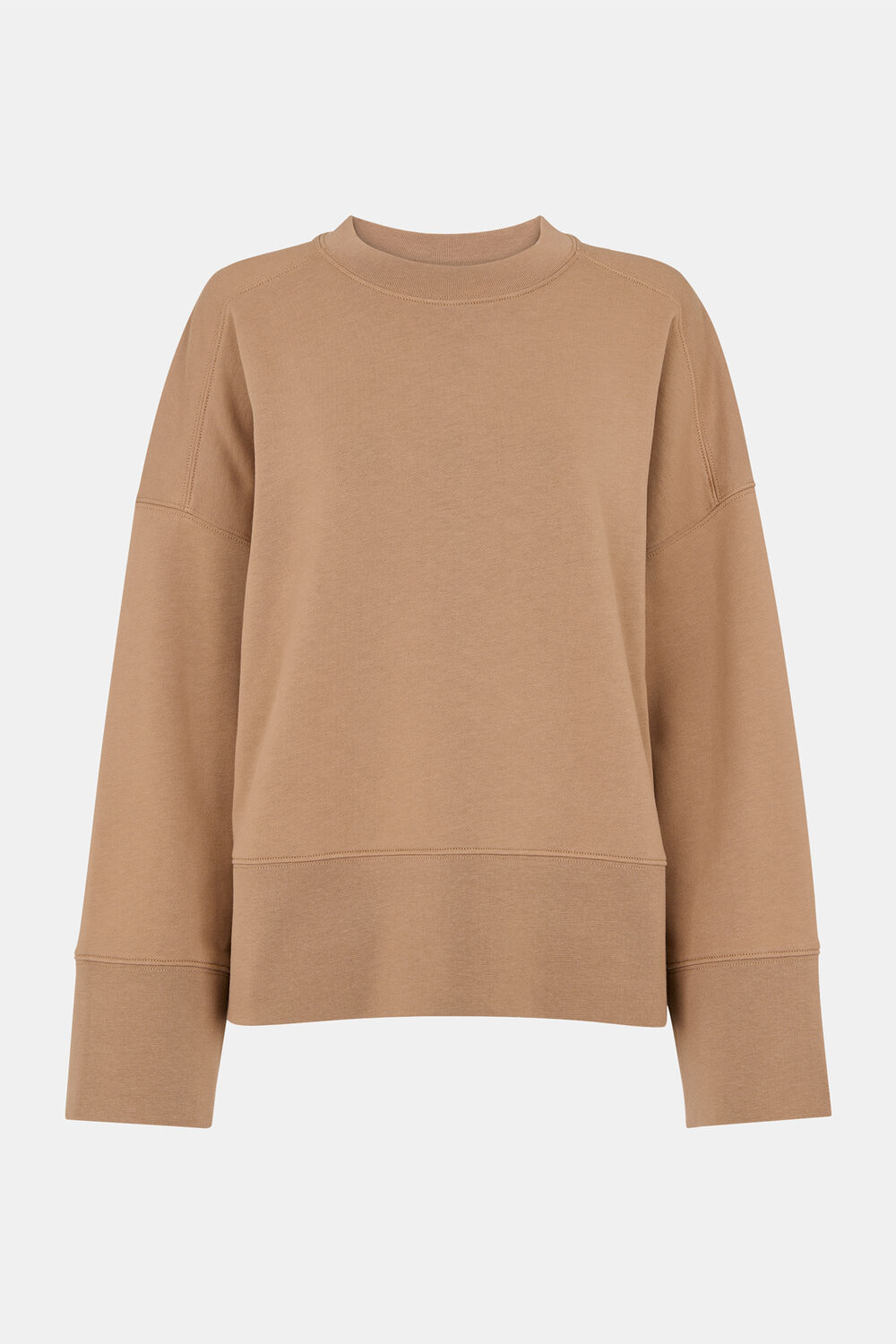 Rib Cuff Detail Jersey Sweat