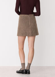 Wool Mini Skirt