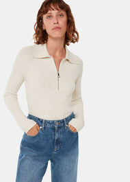 Zip Polo Knit