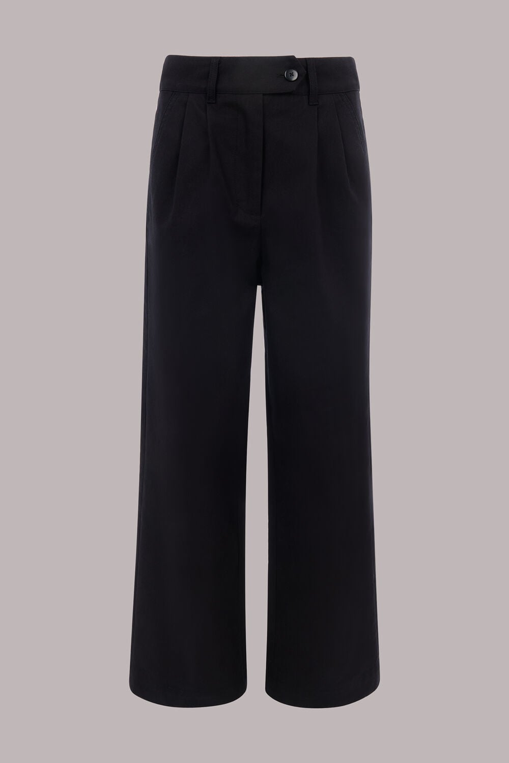 Black Robyn Cotton Trouser