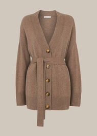 Belted Cashmere Cardigan