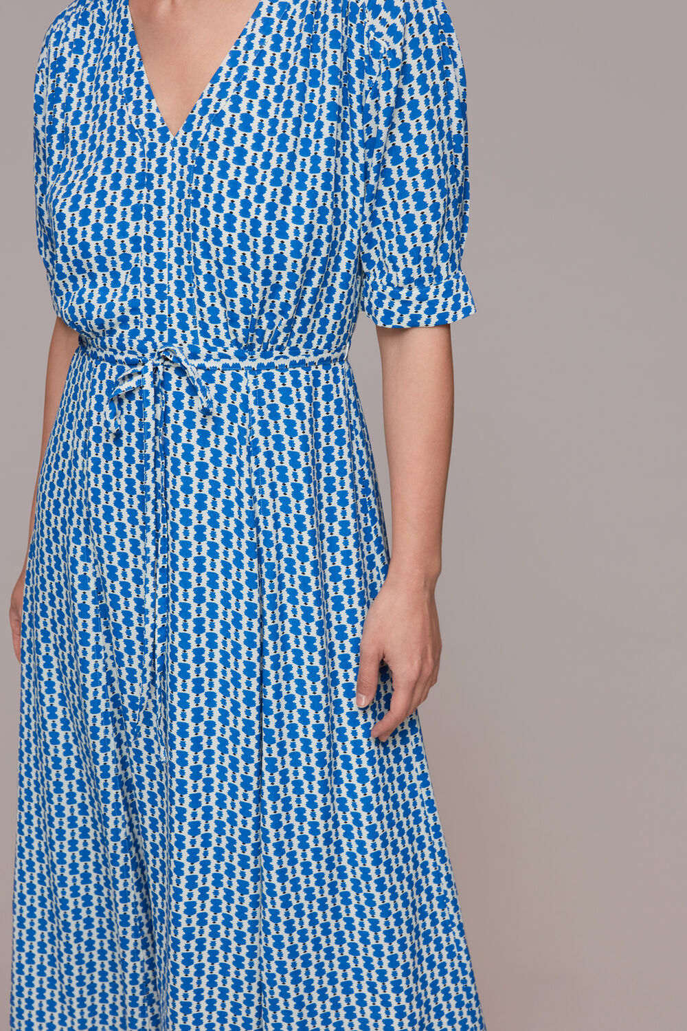 Vertical Stack Midi Dress