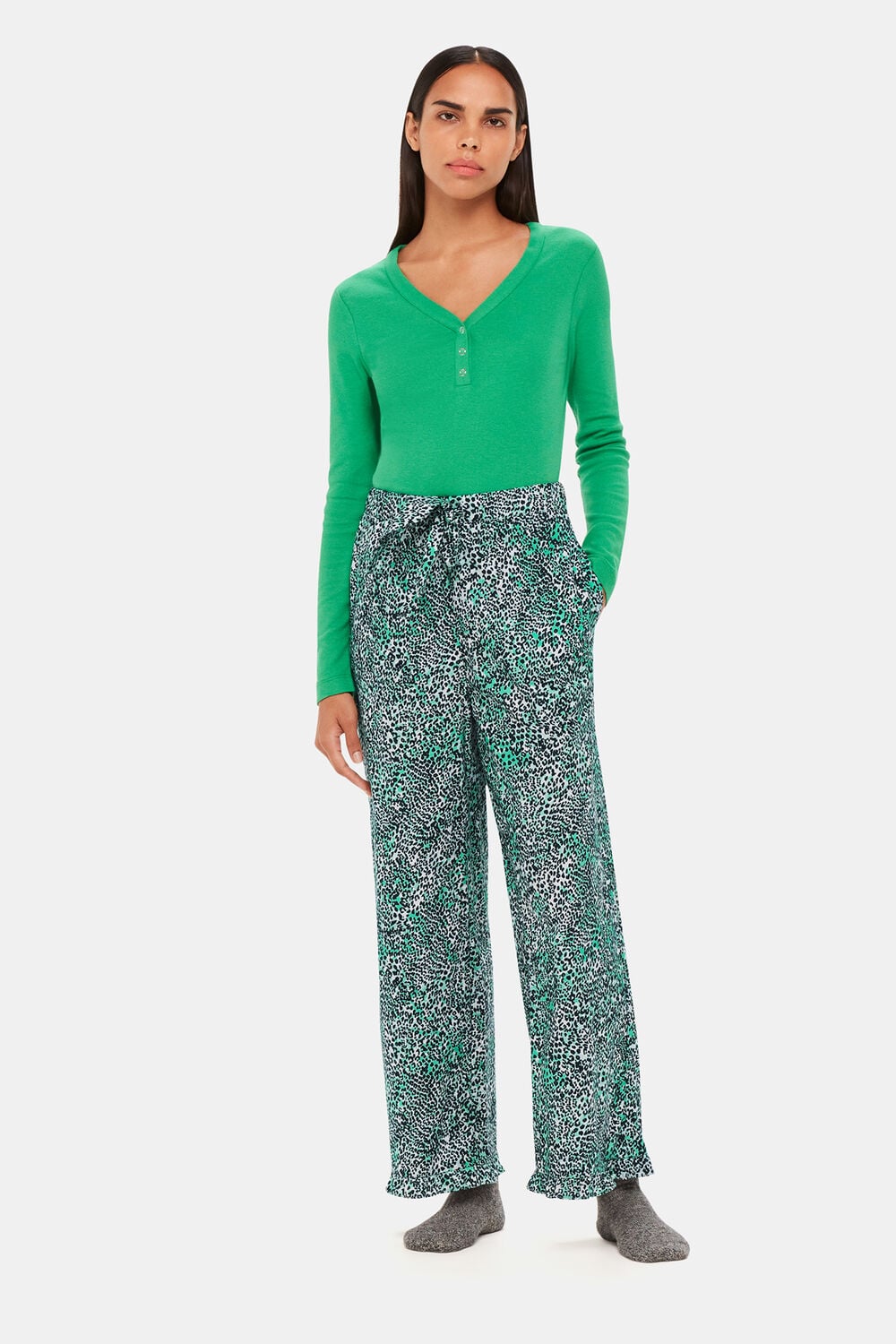 Multicolour Animal Pajama Pants&nbsp;