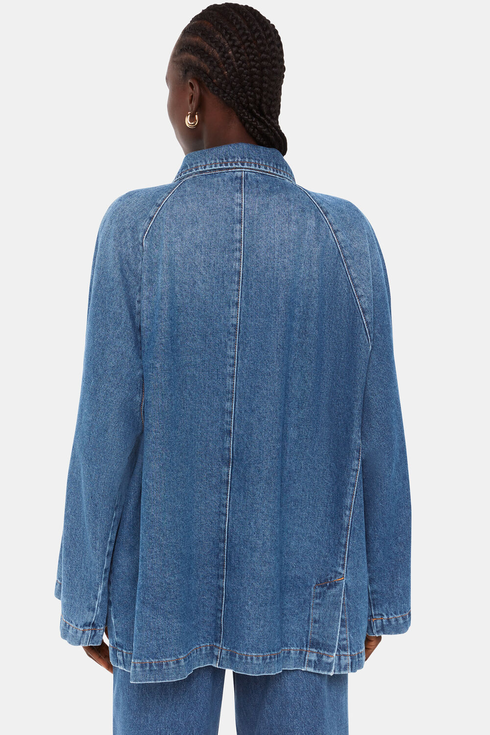 Flare Sleeve Denim Jacket