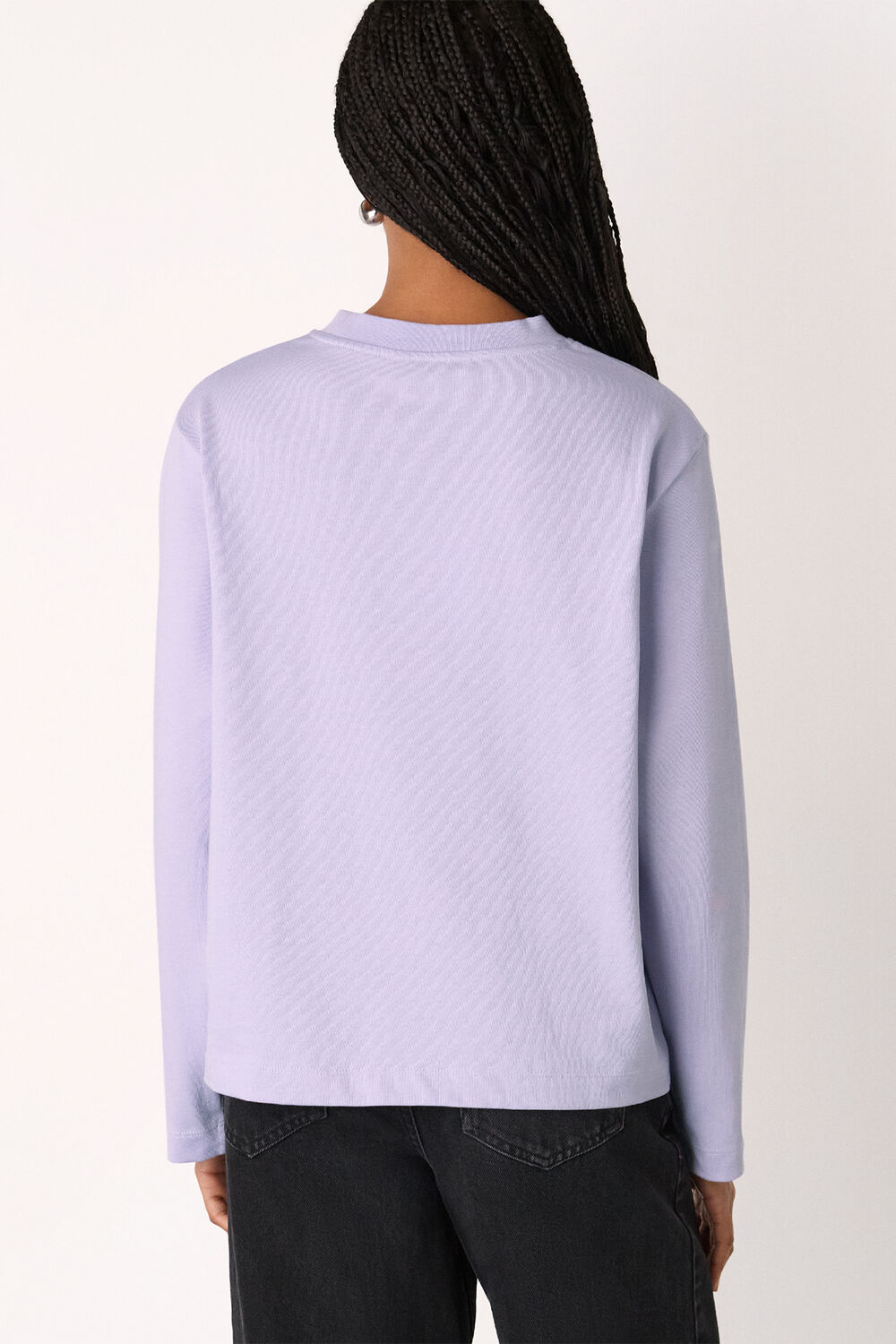 Lilac Cotton Long Sleeve Jersey