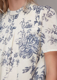 Contemporary Floral Blouse