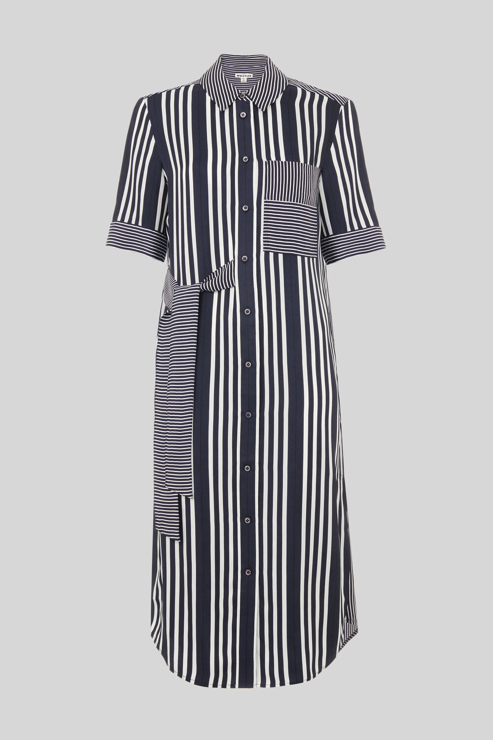 Multi Stripe Dress Navy/Multi