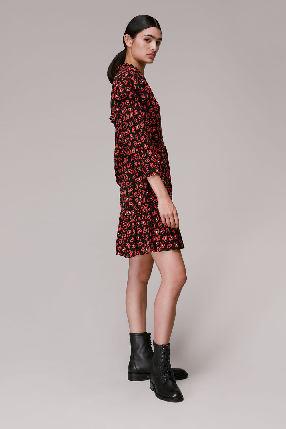 Botanical Garden Print Dress
