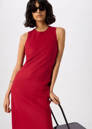 Bias Cut Linen Dress