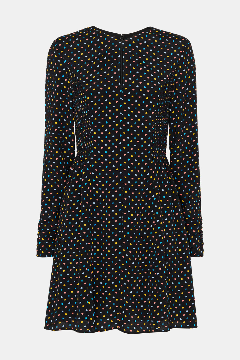 Petite Scattered Hearts Flippy Dress