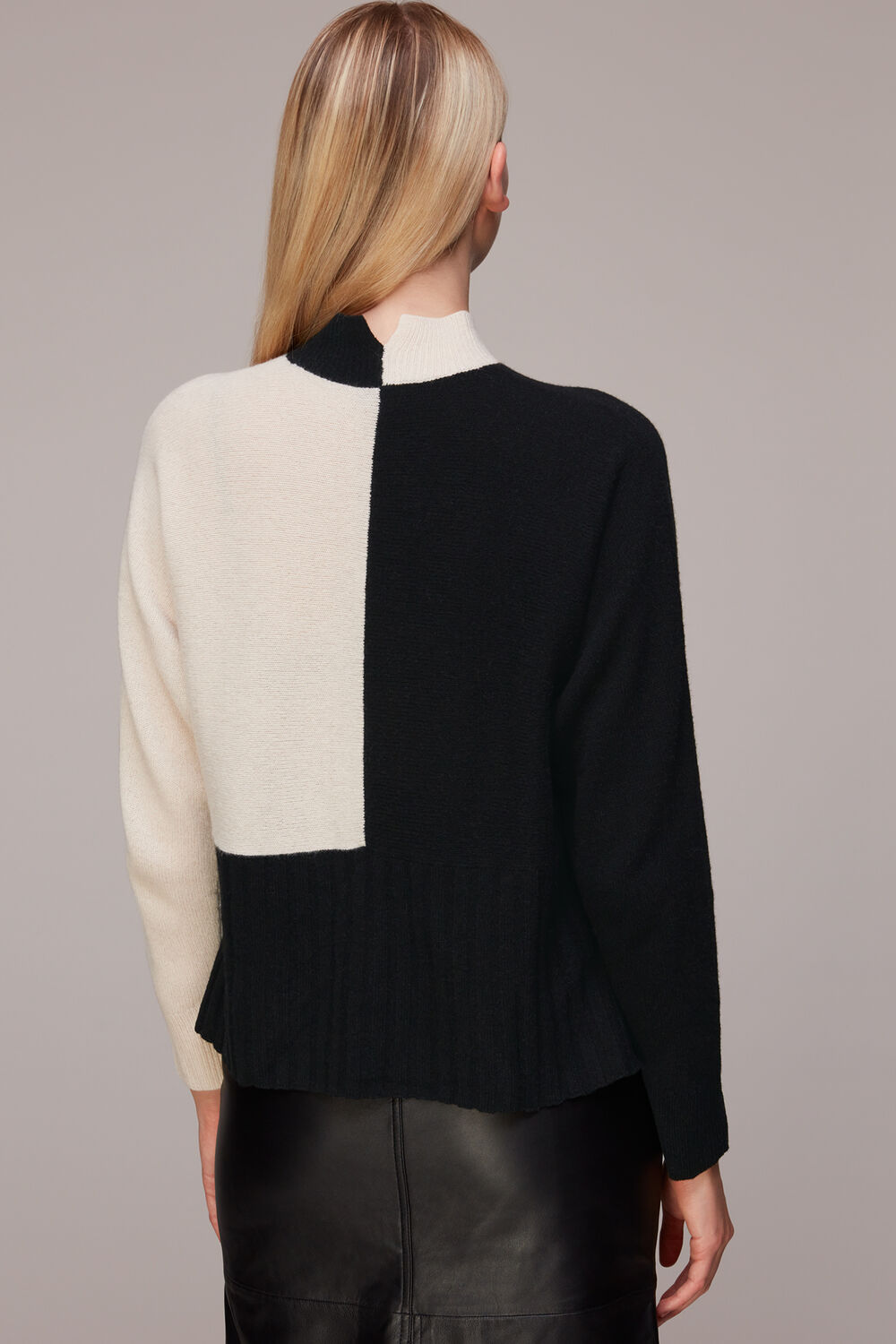 Checkerboard Wool Jumper