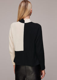 Checkerboard Wool Jumper