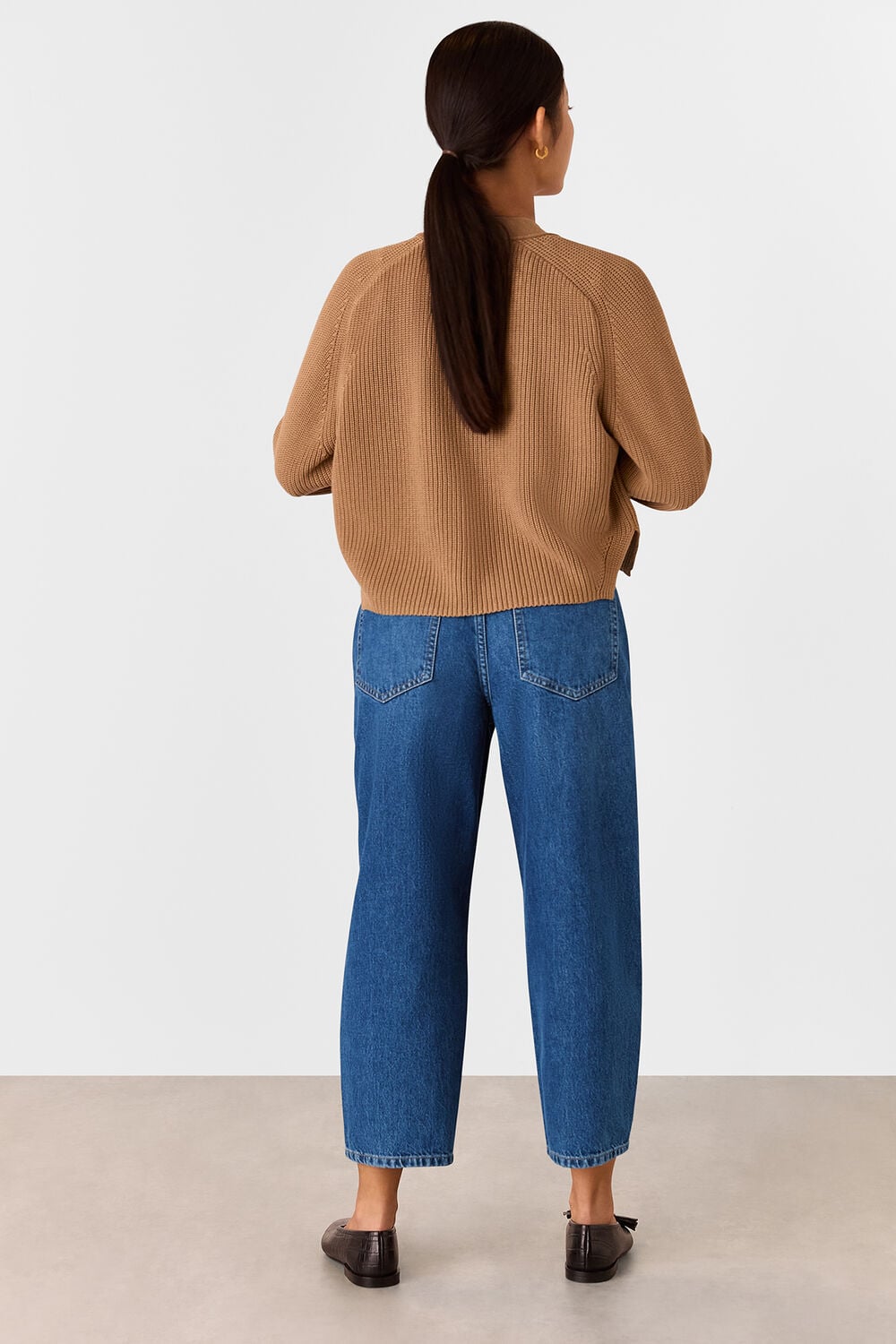 Petite Authentic Barrel Leg Jean