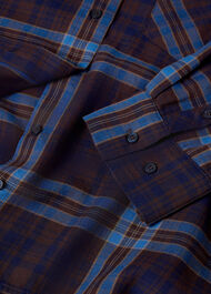 Checked Brushed Cotton Shirt