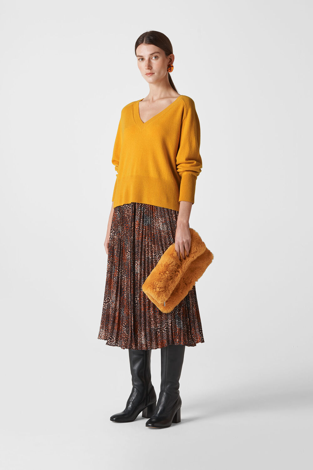 Yellow Sustainable Cashmere Jumper
