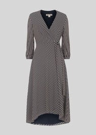 knee length dresses for ladies Jardin Stripe Cotton Poplin Mini Callie Dress main image 0