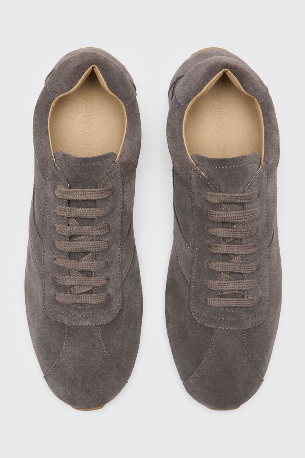 Grey Suede Unlined Sneaker