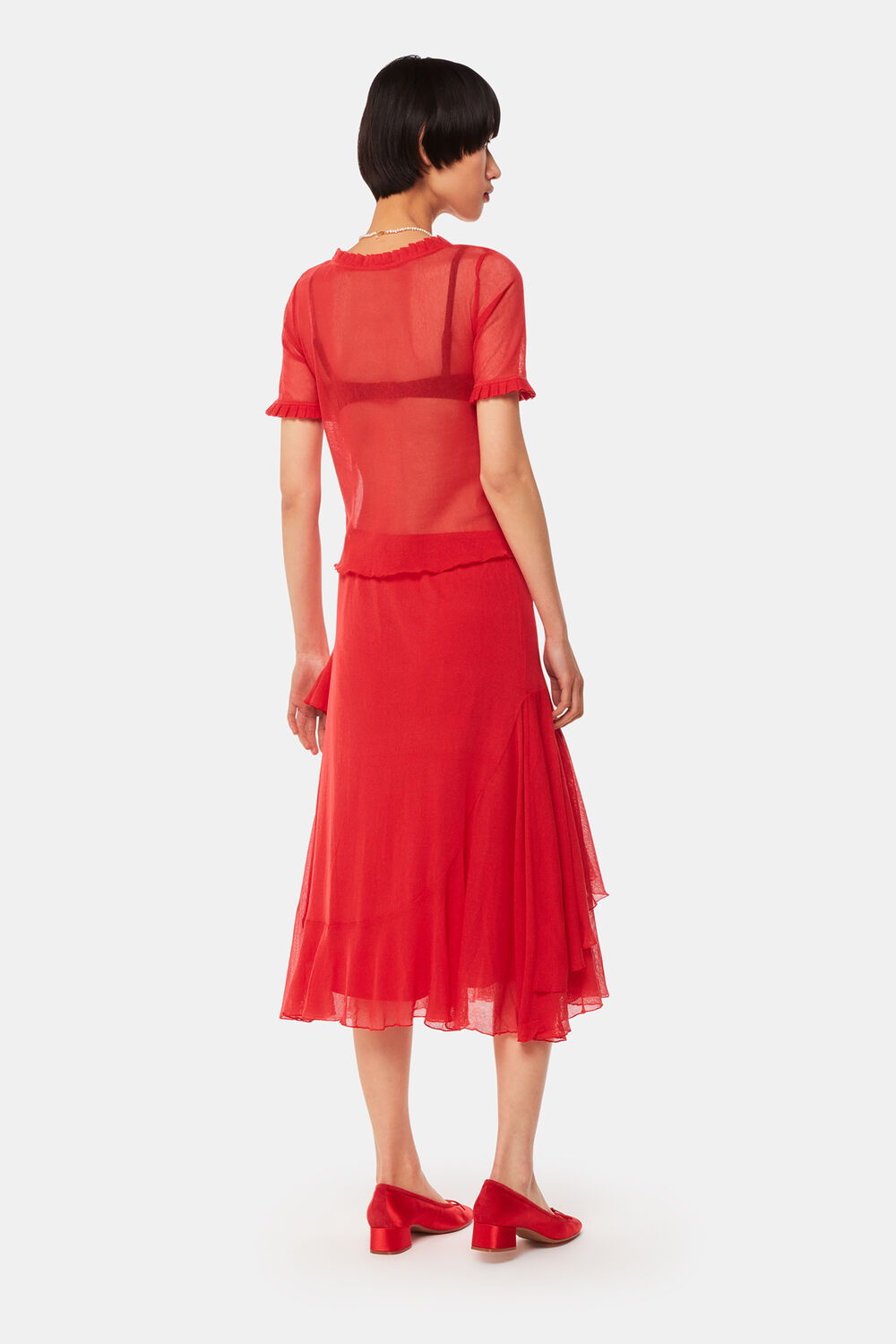 Red Hai Cecilia Skirt