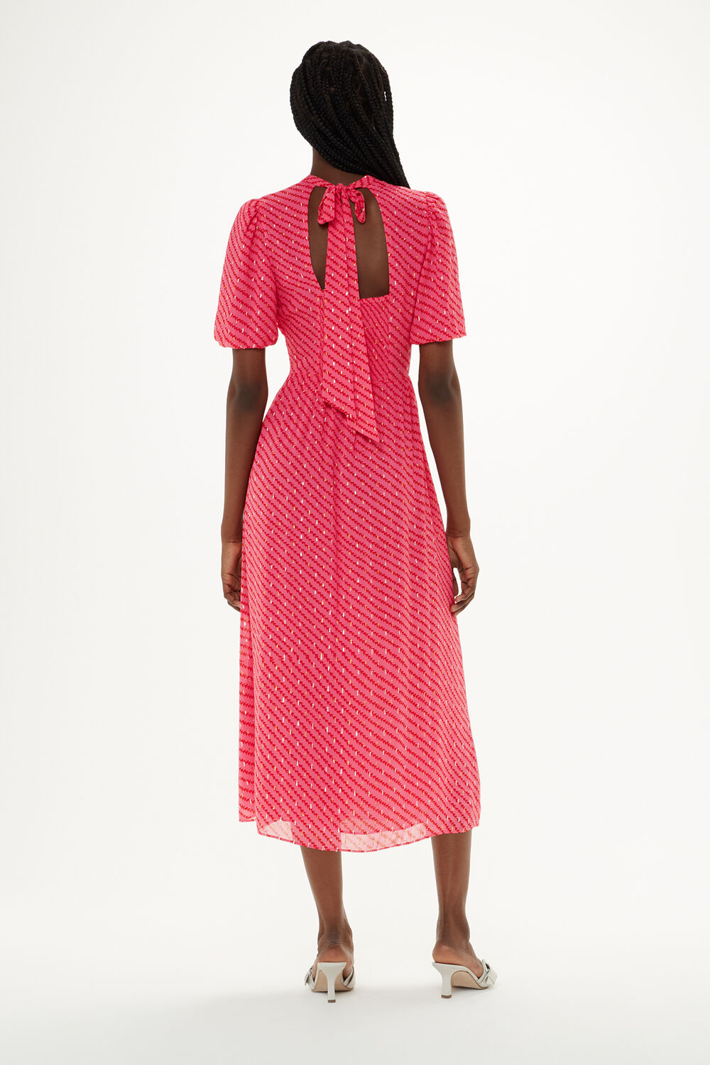 Diagonal Leaf Blair Dress