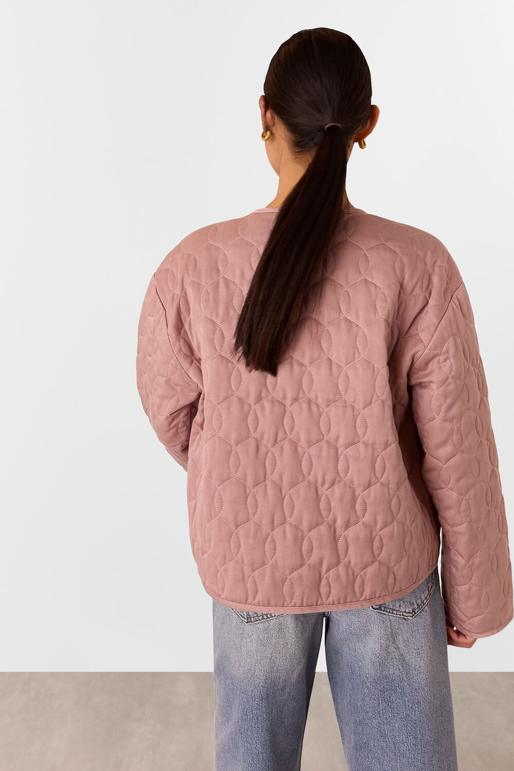 Petite Maya Cotton Quilted Jacket