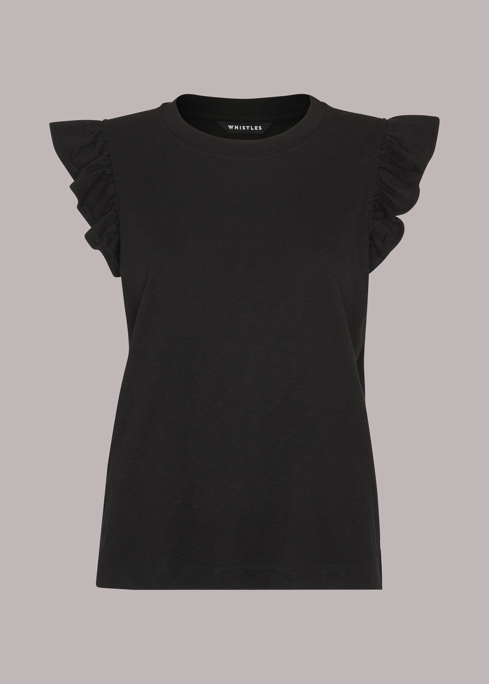 Frill Cap Sleeve T-Shirt