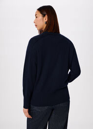 Cashmere Seam Crew Neck Knit
