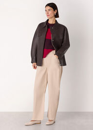 Wool Mix Wide Stripe Knit