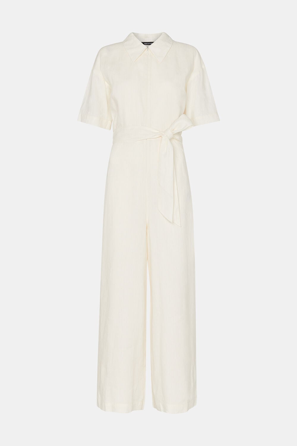 Ivory Giulia Linen Mix Jumpsuit