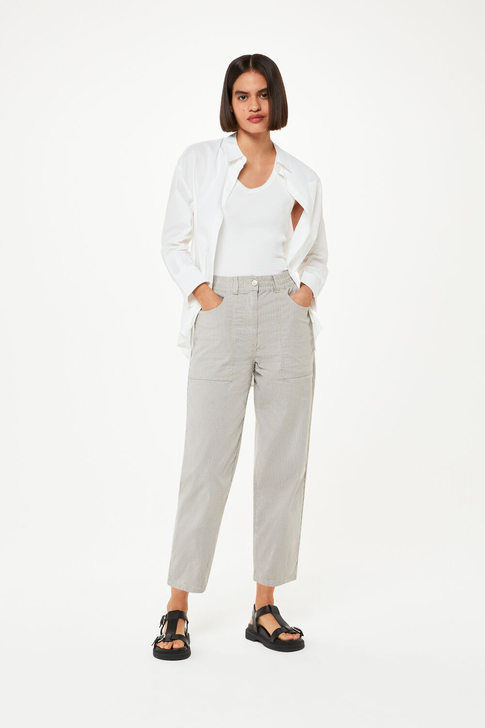 Multicolour Tessa Stripe Casual Pants&nbsp;