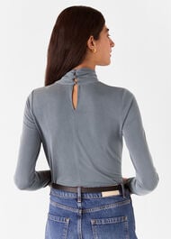 Drape Neck Jersey Top