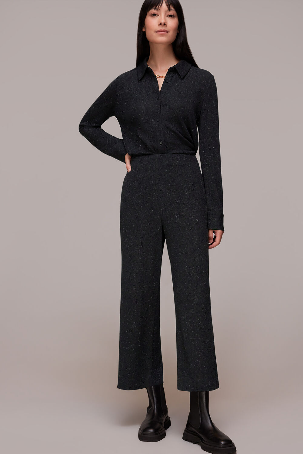 Sparkle Cropped Trouser