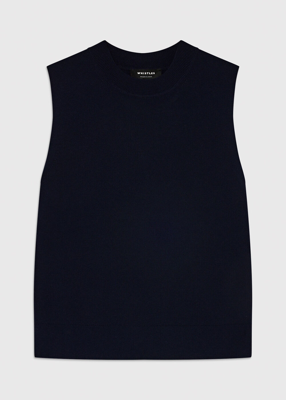 Round Neck Detail Tank