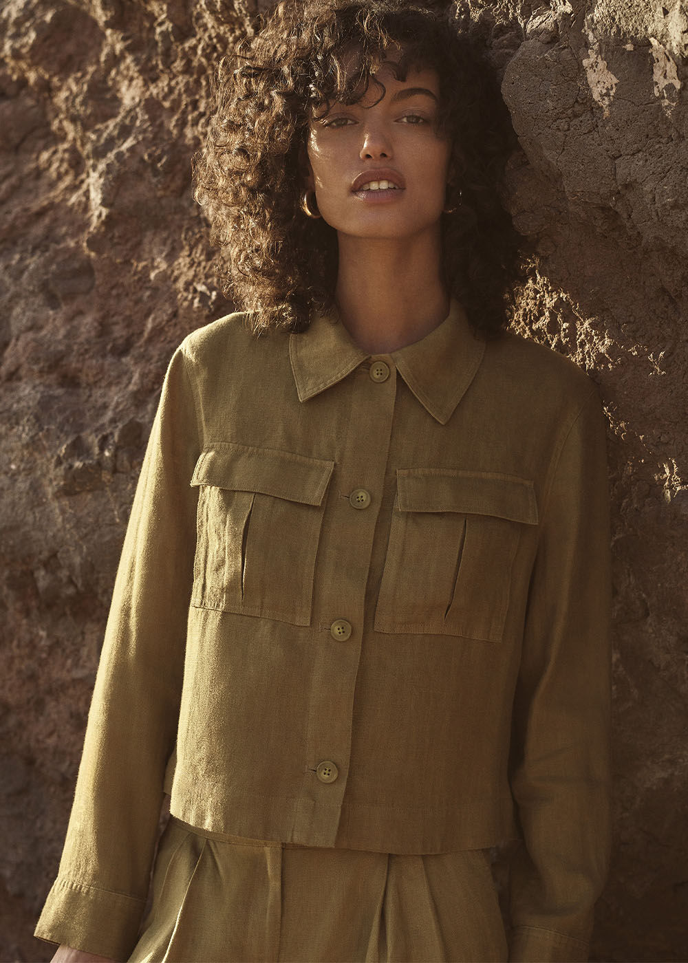 Abby Linen Casual Jacket