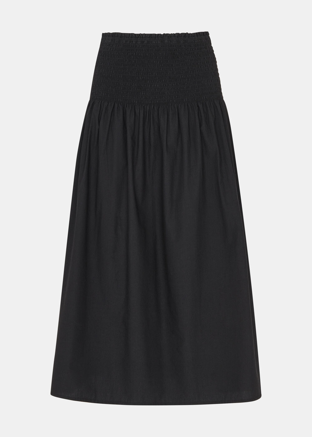 Louisa Smocked Midi Skirt
