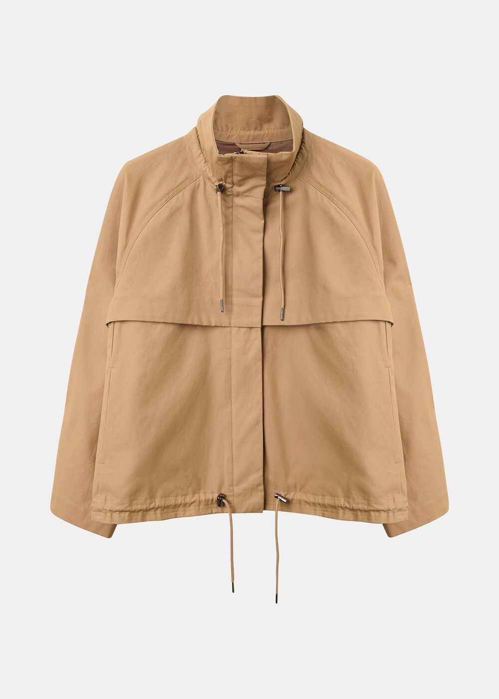 Funnel Neck Parka Jacket