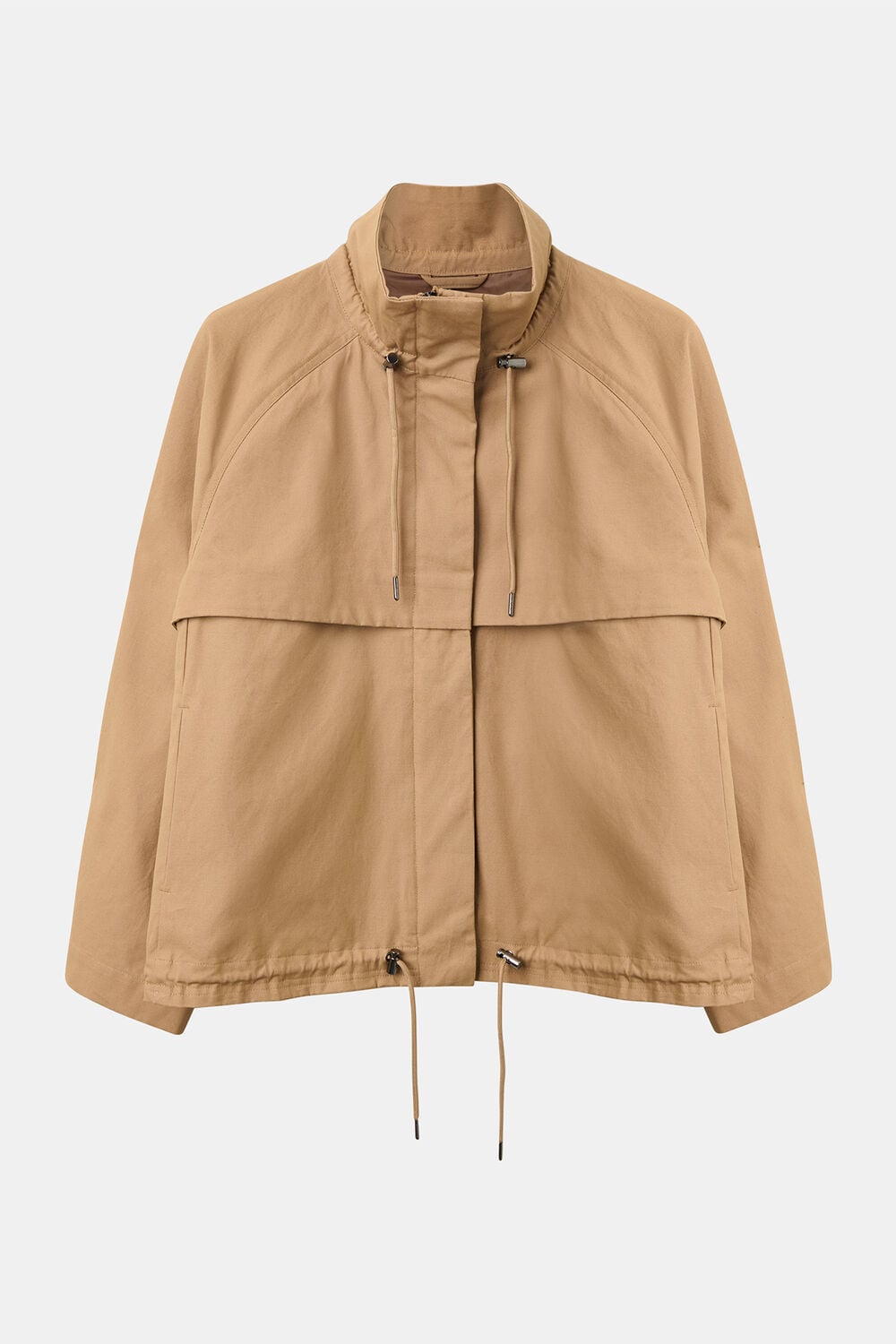 Funnel Neck Parka Jacket