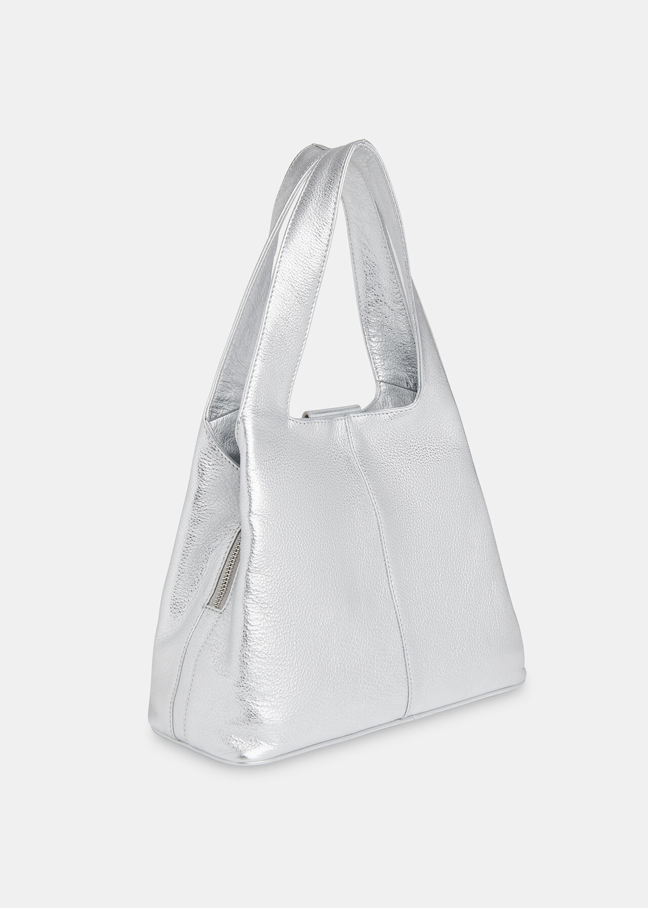 Silver Mini Dia Tote Bag | WHISTLES