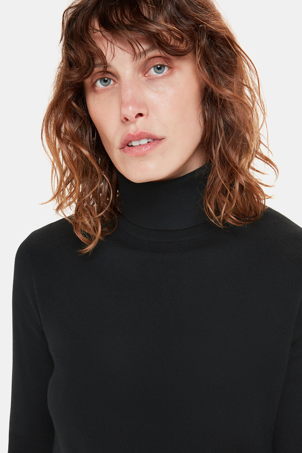 Black Maja Knitted Turtleneck Sweater