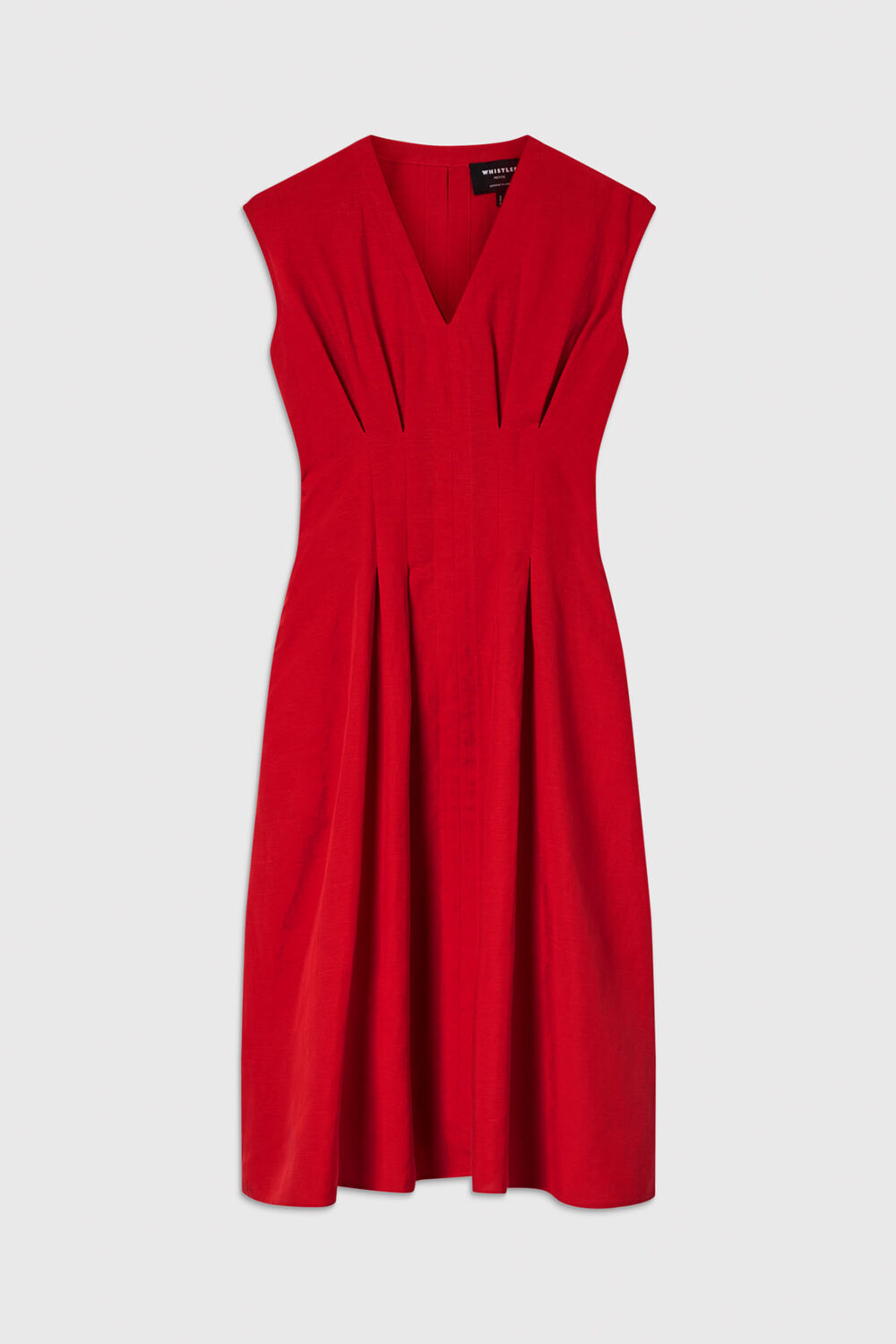 Petite Panel Linen Blend Dress