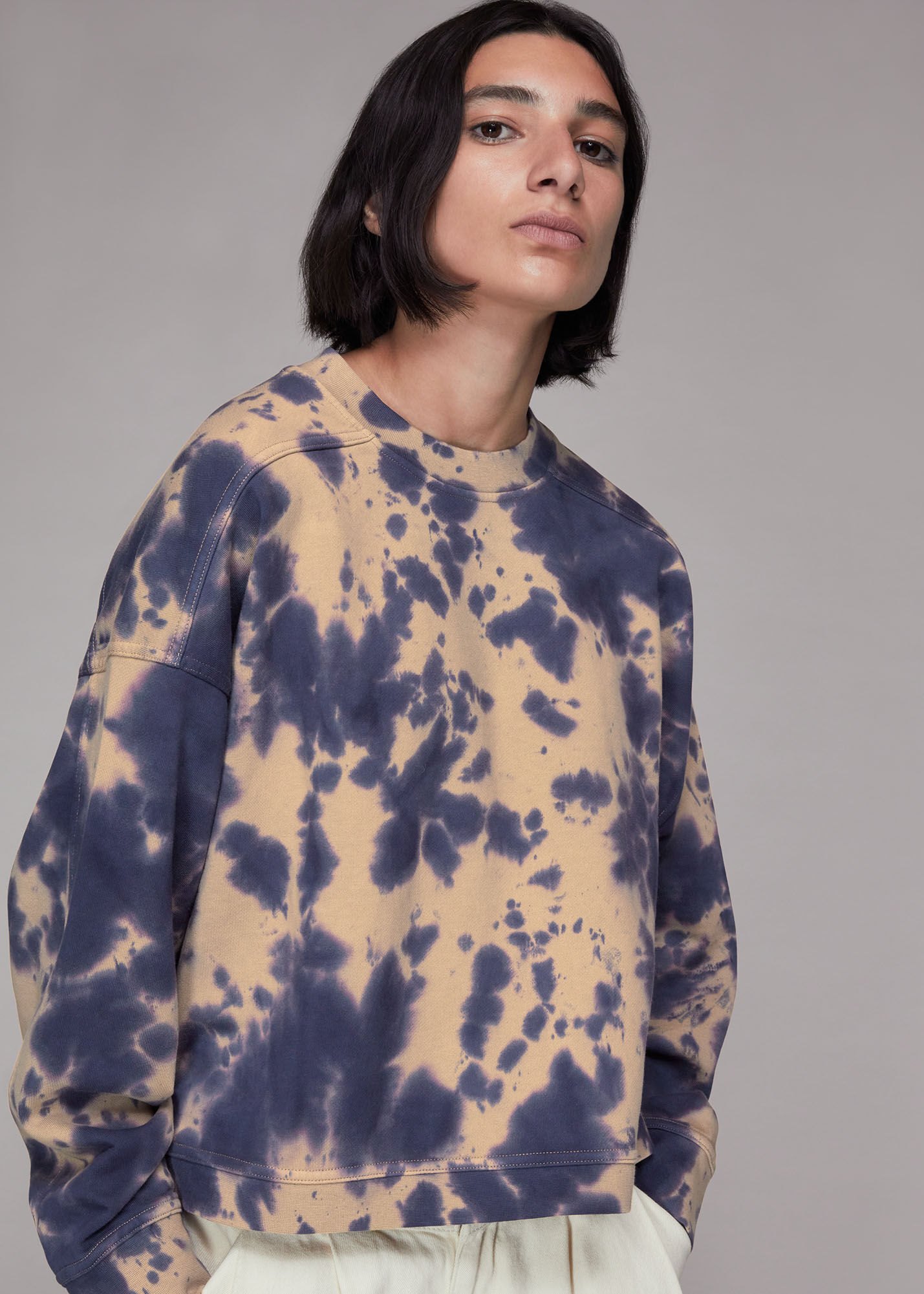 Camel Tie Dye Sweat