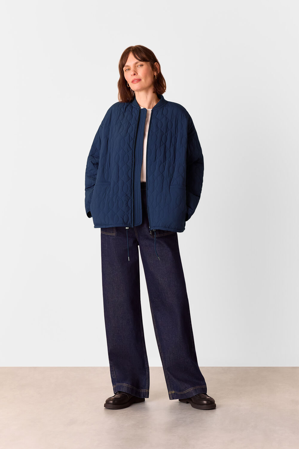 Nia Drawstring Quilted Jacket