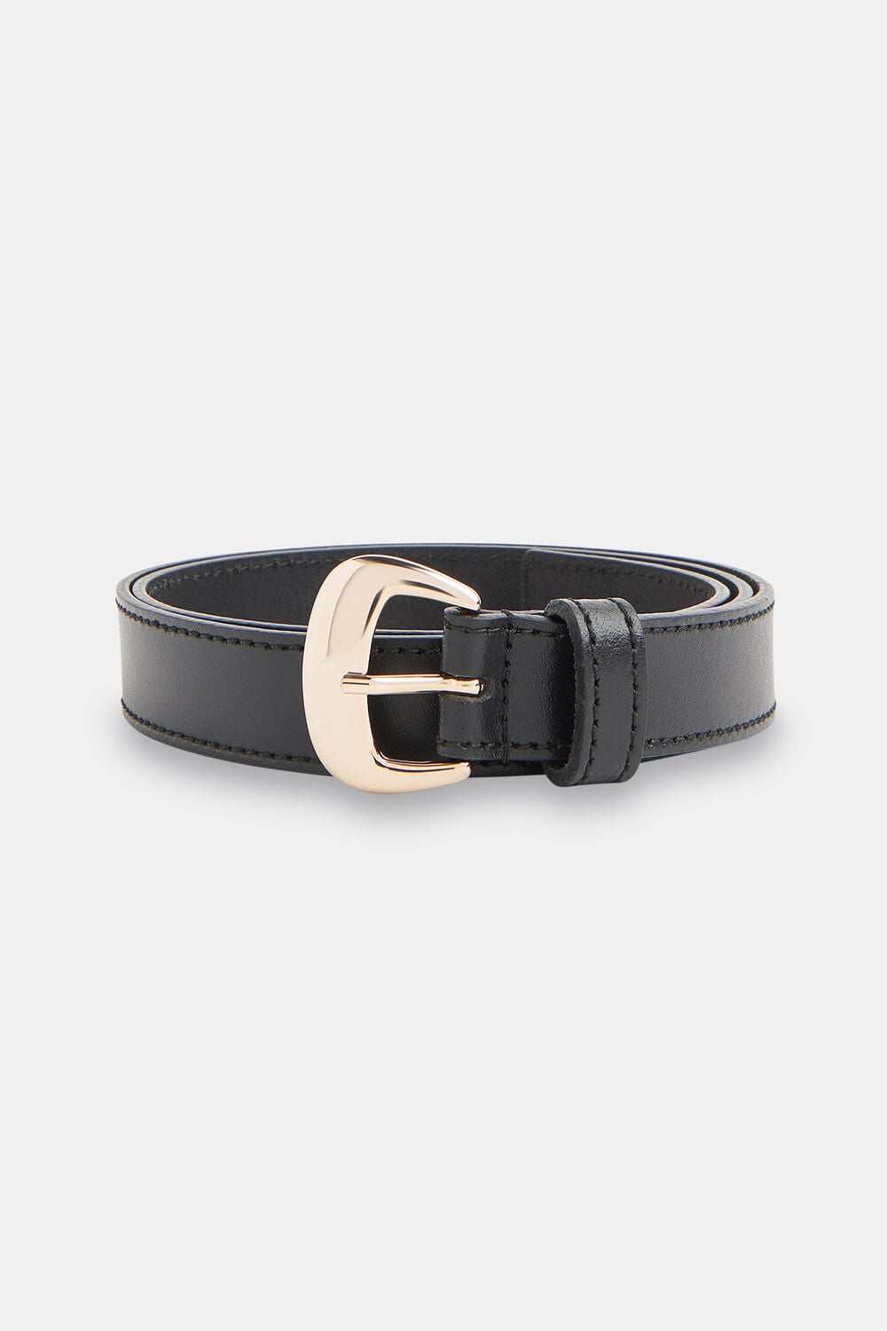Black Slim Belt