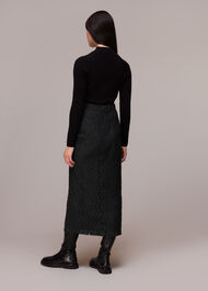 Lace Column Skirt