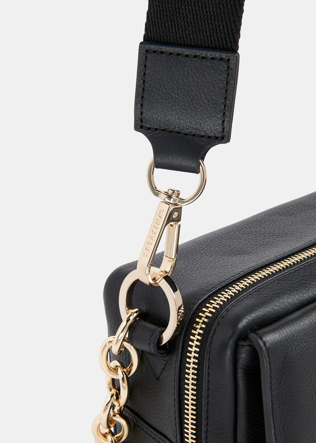 Black Bibi Chain Crossbody Bag | WHISTLES